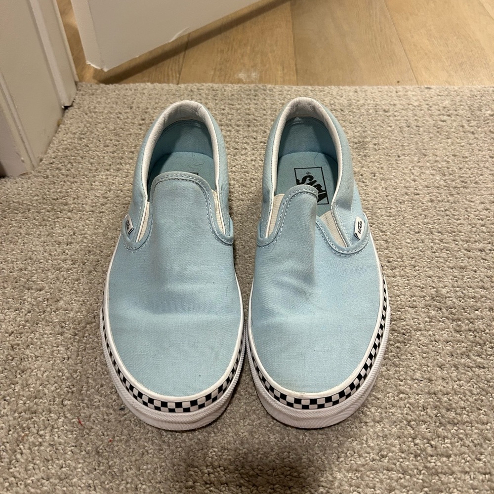Vans Slip-On Sneakers - Sky Blue